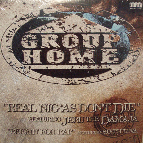 Group Home ~ Real Niggas Don't Die / Beefin' For Rap (Vinyl) - Djungel & Jazz