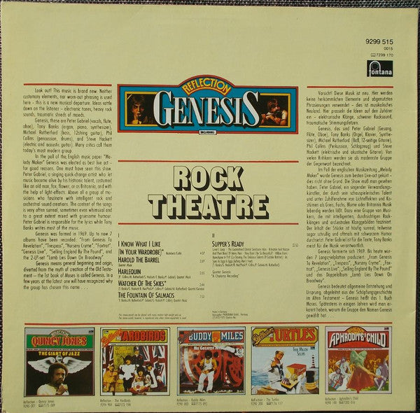 Genesis ~ Rock Theatre (Vinyl) - Djungel & Jazz