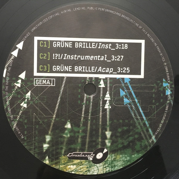 Dynamite Deluxe ~ Grüne Brille EP (Vinyl) - Djungel & Jazz