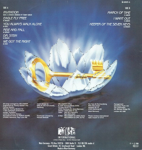 Helloween ~ Keeper Of The Seven Keys - Part II (Vinyl) - Djungel & Jazz