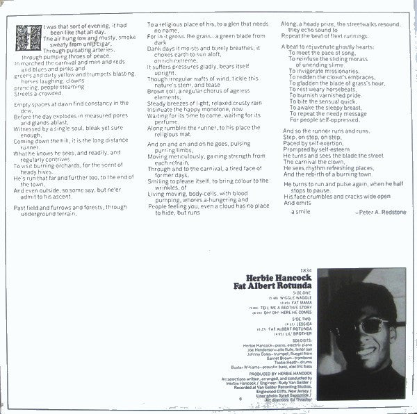 Herbie Hancock ~ Fat Albert Rotunda (Vinyl) - Djungel & Jazz