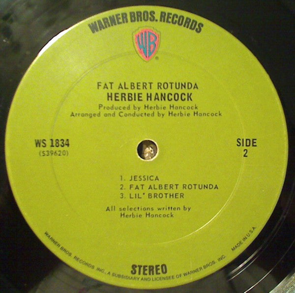 Herbie Hancock ~ Fat Albert Rotunda (Vinyl) - Djungel & Jazz