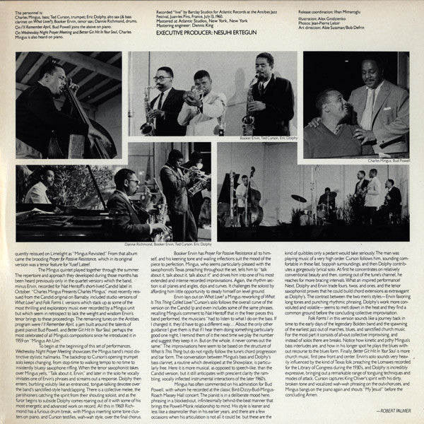 Charles Mingus ~ Mingus At Antibes (Vinyl) - Djungel & Jazz