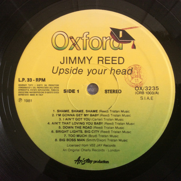 Jimmy Reed : Upside Your Head (LP, Comp)
