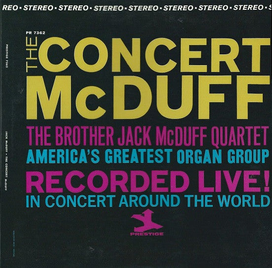 The Brother Jack McDuff Quartet : The Concert McDuff (LP)