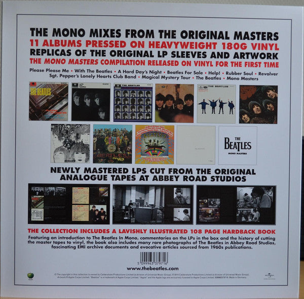 The Beatles : The Beatles In Mono (LP, Album, Mono, RE, 180 + LP, Album, Mono, RE, 18)
