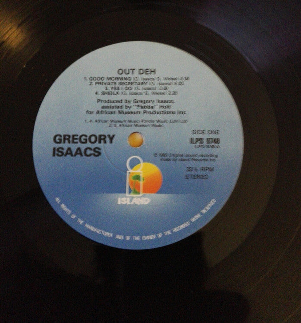Gregory Isaacs ~ Out Deh! (Vinyl) - Djungel & Jazz