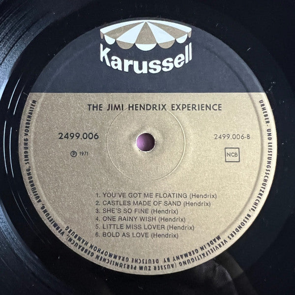 The Jimi Hendrix Experience ~ The Jimi Hendrix Experience (Vinyl) - Djungel & Jazz