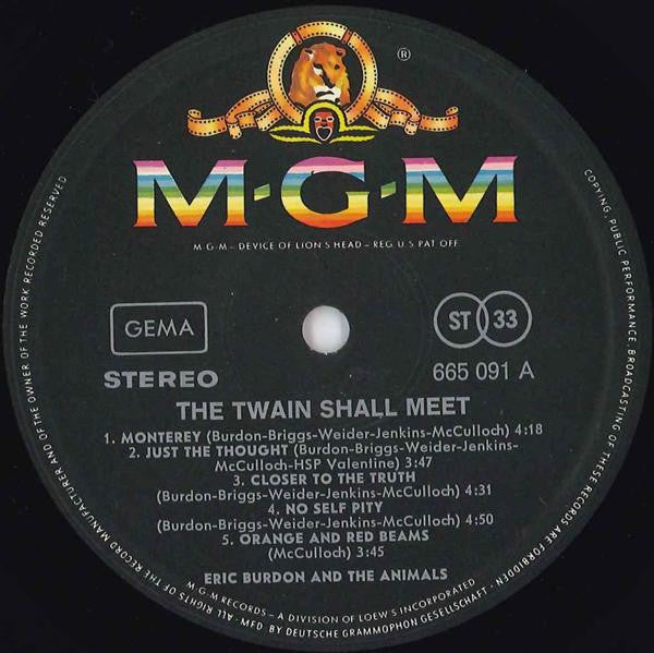 Eric Burdon & The Animals ~ The Twain Shall Meet (Vinyl) - Djungel & Jazz