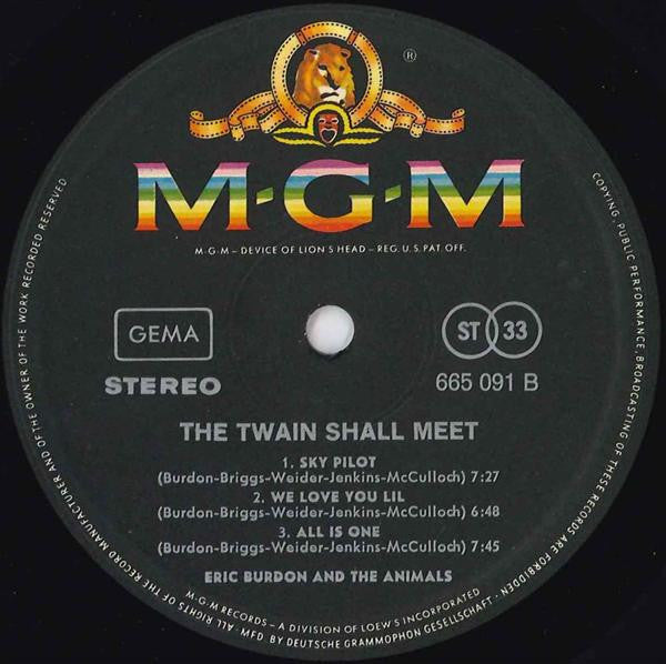 Eric Burdon & The Animals ~ The Twain Shall Meet (Vinyl) - Djungel & Jazz