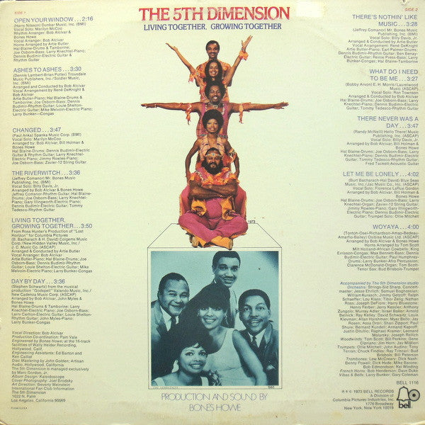 The 5th Dimension* : Living Together, Growing Together (LP, Album)