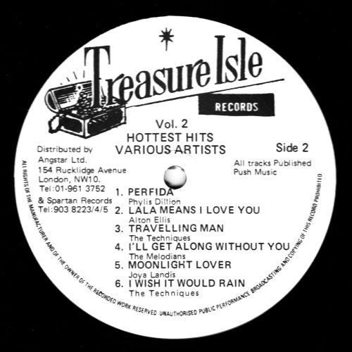 Various : Hottest Hits Volume 2 (LP, Comp)