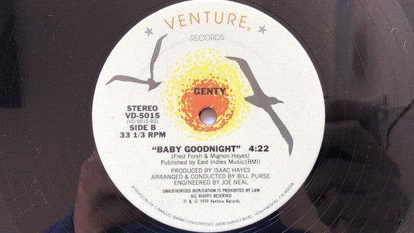 Genty : You Don't Know Like I Know / Baby Goodnight (12")