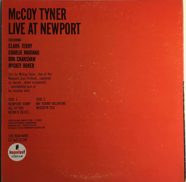 McCoy Tyner ~ Live At Newport (Vinyl) - Djungel & Jazz