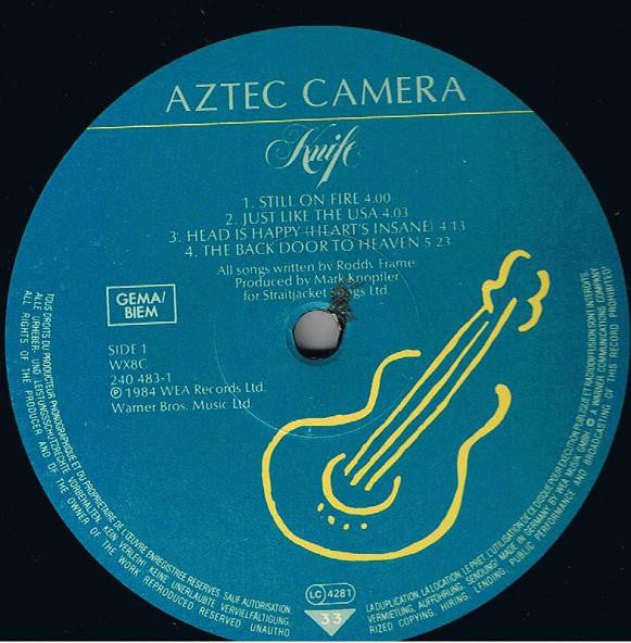 Aztec Camera ~ Knife (Vinyl) - Djungel & Jazz
