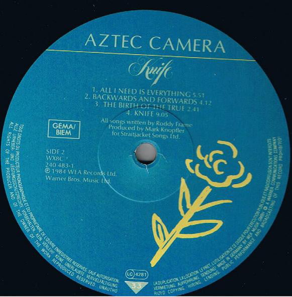 Aztec Camera ~ Knife (Vinyl) - Djungel & Jazz