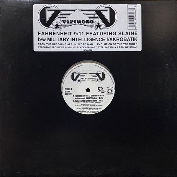 Virtuoso (2) : Fahrenheit 911 / Military Intelligence (12")