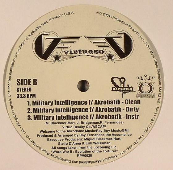 Virtuoso (2) : Fahrenheit 911 / Military Intelligence (12")