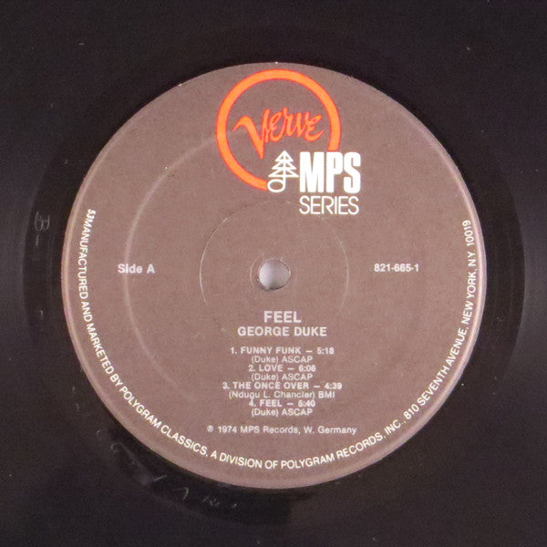 George Duke ~ Feel (Vinyl) - Djungel & Jazz