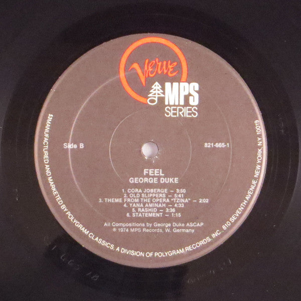 George Duke ~ Feel (Vinyl) - Djungel & Jazz