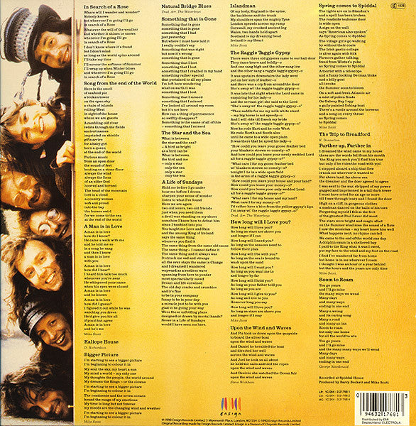 The WaterBoys ~ Room To Roam (Vinyl) - Djungel & Jazz