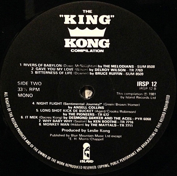 Various : The "King" Kong Compilation (LP, Comp, Mono)