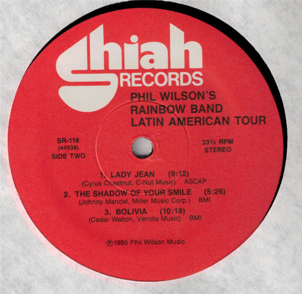 The Phil Wilson's Rainbow Band ~ Latin American Tour (Vinyl) - Djungel & Jazz