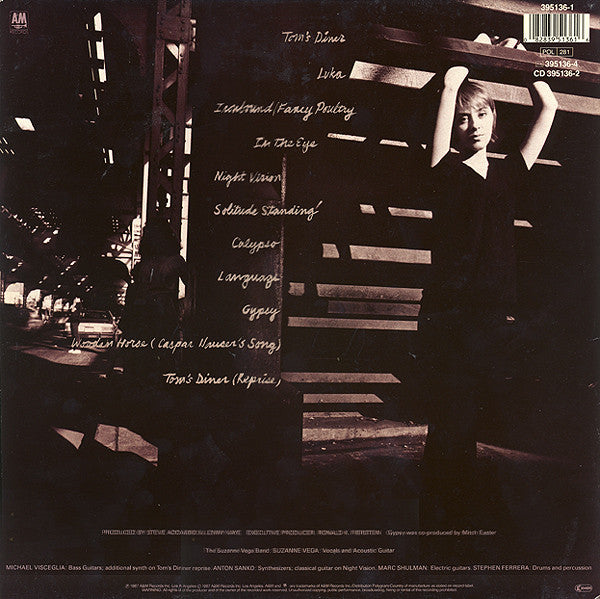 Suzanne Vega ~ Solitude Standing (Vinyl) - Djungel & Jazz