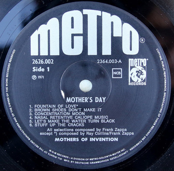 The Mothers ~ Mother's Day (Vinyl) - Djungel & Jazz