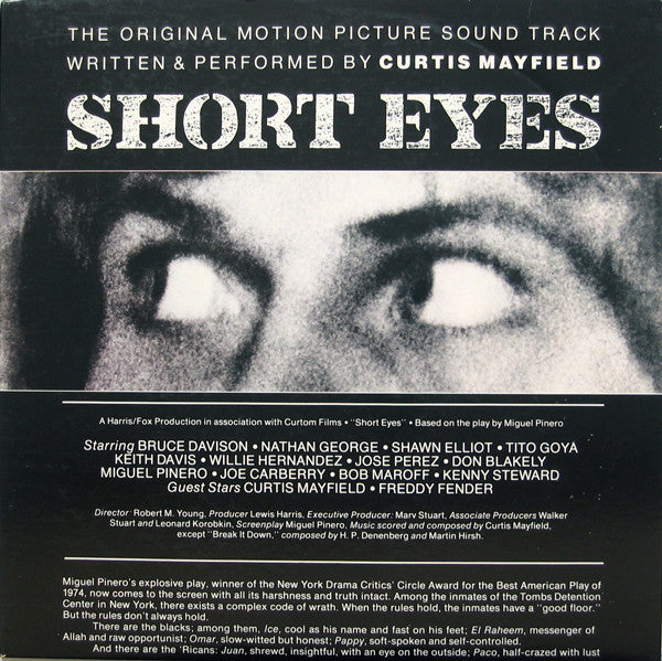 Curtis Mayfield ~ The Original Motion Picture Sound Track Short Eyes (Vinyl) - Djungel & Jazz