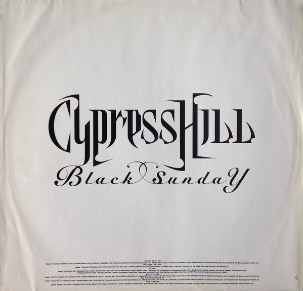 Cypress Hill ~ Black Sunday (Vinyl) - Djungel & Jazz