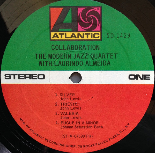 The Modern Jazz Quartet With Laurindo Almeida ~ Collaboration (Vinyl) - Djungel & Jazz