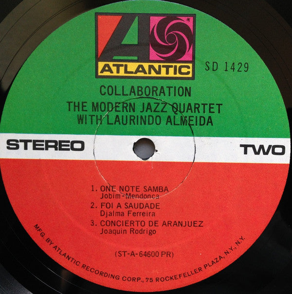 The Modern Jazz Quartet With Laurindo Almeida ~ Collaboration (Vinyl) - Djungel & Jazz