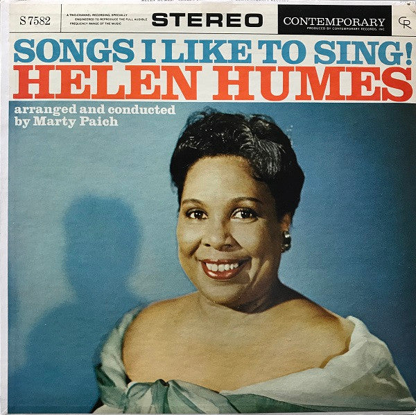 Helen Humes ~ Songs I Like To Sing! (Vinyl) - Djungel & Jazz