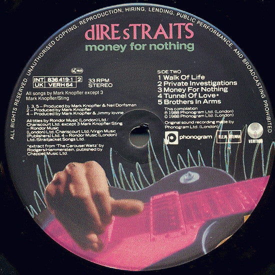 Dire Straits ~ Money For Nothing (Vinyl) - Djungel & Jazz