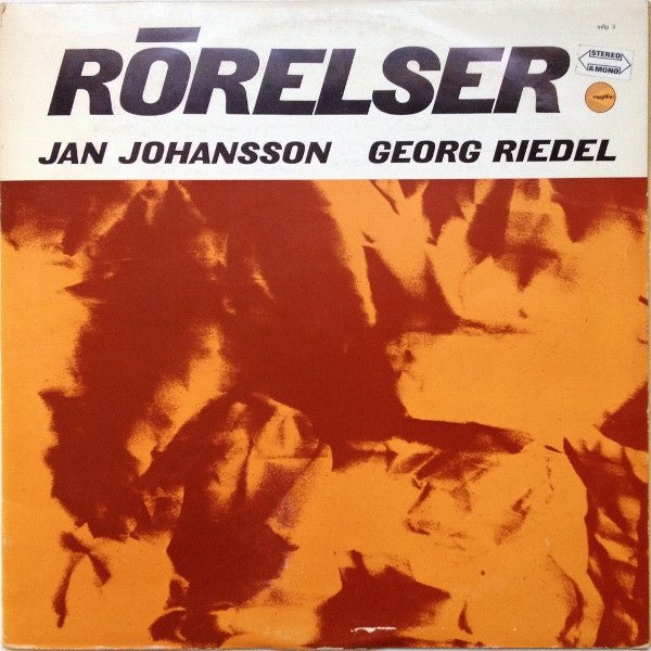 Jan Johansson / Georg Riedel ~ Rörelser (Vinyl) - Djungel & Jazz