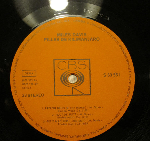 Miles Davis ~ Filles De Kilimanjaro (Vinyl) - Djungel & Jazz