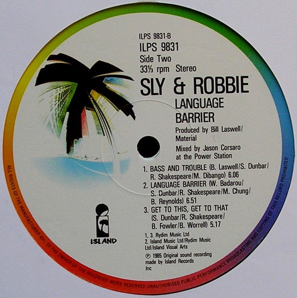 Sly & Robbie ~ Language Barrier (Vinyl) - Djungel & Jazz