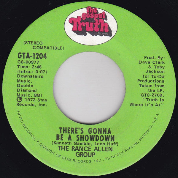 The Rance Allen Group ~ There's Gonna Be A Showdown (Vinyl) - Djungel & Jazz