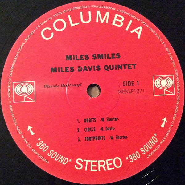 Miles Davis Quintet ~ Miles Smiles (Vinyl) - Djungel & Jazz