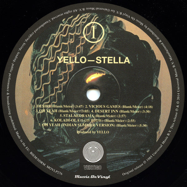 Yello ~ Stella (Vinyl) - Djungel & Jazz