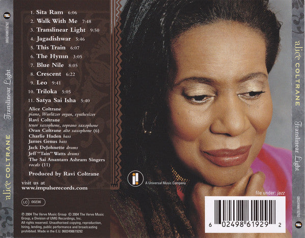 Alice Coltrane ~ Translinear Light (Vinyl) - Djungel & Jazz