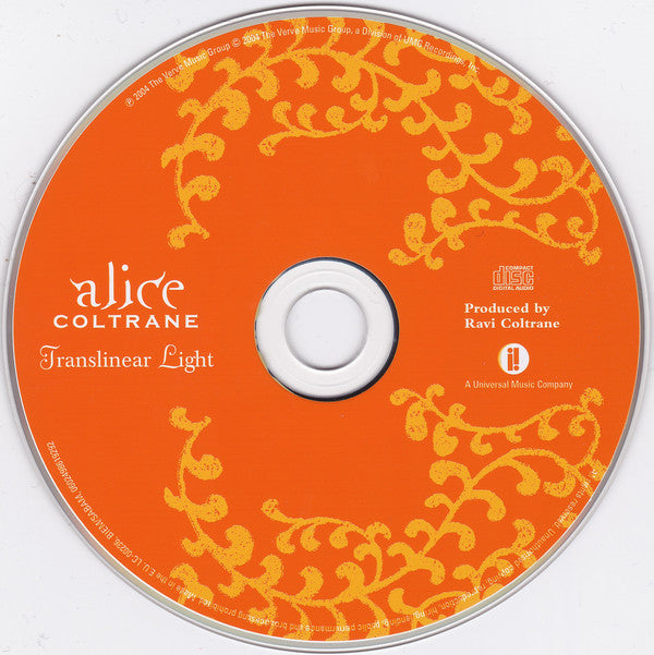Alice Coltrane ~ Translinear Light (Vinyl) - Djungel & Jazz