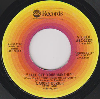 Lamont Dozier : Out Here On My Own (7")