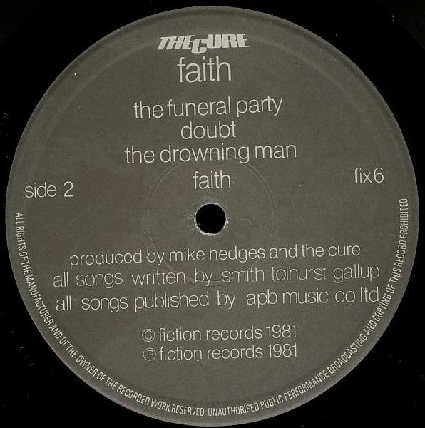 The Cure ~ Faith (Vinyl) - Djungel & Jazz
