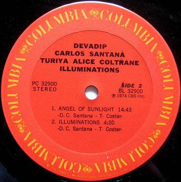 Devadip Carlos Santana & Turiya Alice Coltrane ~ Illuminations (Vinyl) - Djungel & Jazz