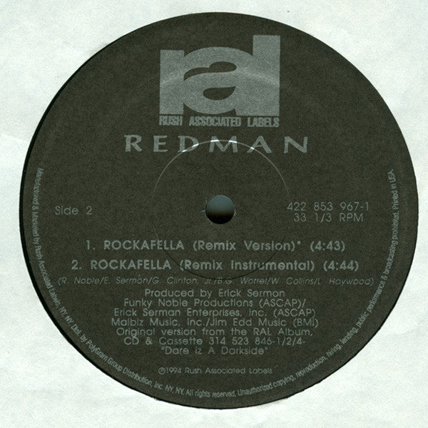 Redman ~ Rockafella (Vinyl) - Djungel & Jazz