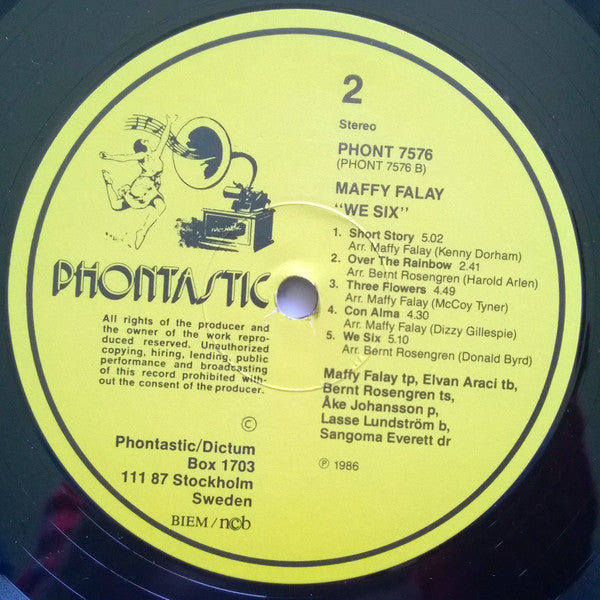 Maffy Falay ~ We Six (Vinyl) - Djungel & Jazz