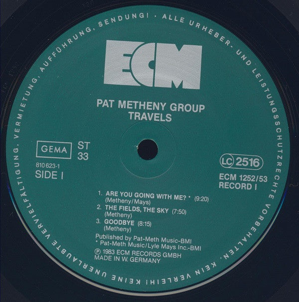 Pat Matheney Group 2024 Travels Vinyl LP