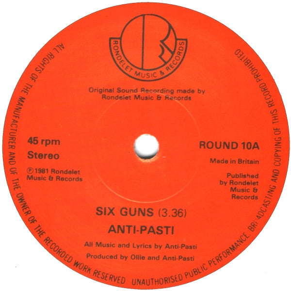 Anti-Pasti ~ Six Guns (Vinyl) - Djungel & Jazz